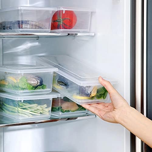 Nsmykhg Food Storage Containers, 6-Pack, Removable Drain Plate