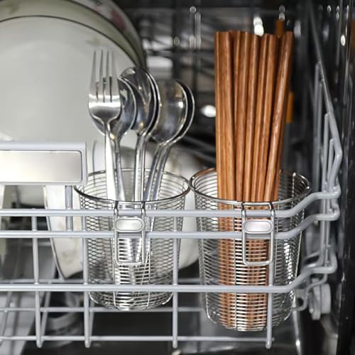 18/8 Stainless Steel Silverware Basket for Dishwasher Chopstick Holder
