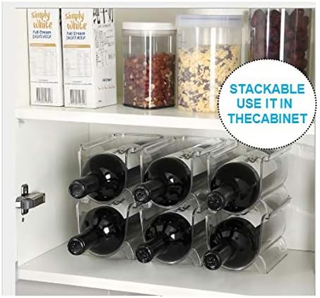 Generic Brands Plastic Water Bottle Organizer and Wine Rack Storage