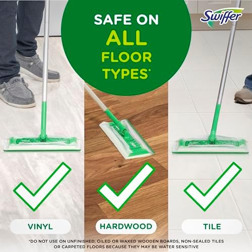 Swiffer Sweep + Mop Wet Pads Refill, Gain, 24ct