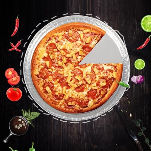12pcs 12Inch Round Disposable Foil Pizza Pans Aluminum Foil Pans Large