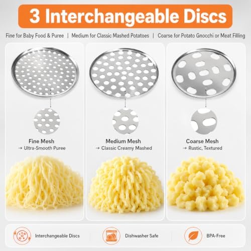 Potato Ricer Potato Masher Spaetzle Maker Potato Press for Kitchen