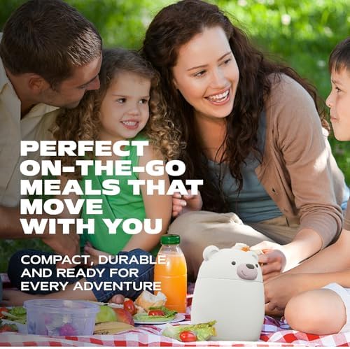 Bestie Foodie Insulated Food Jar, Cute Character, Leak Proof, BPA Free