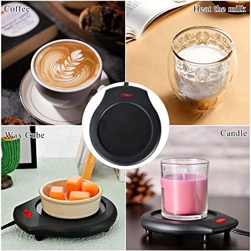 ASAWASA 2Pcs Candle Warmer Plate and Mug Warmer for Large Jar