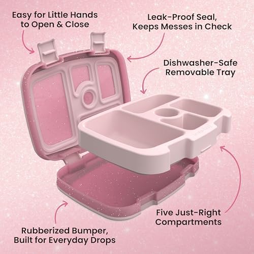 Bentgo Kids Bento-Style 5-Compartment Leak-Proof Lunch Box