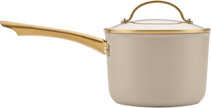 Farberware Forged Induction Ceramic Nonstick Cookware Set, Taupe Pots & Pans - Image 12