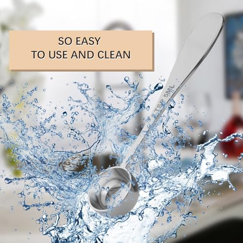 2PCS 1/2TBSP(7.5ML) Measuring Spoon, 18/8(304) Stainless Steel