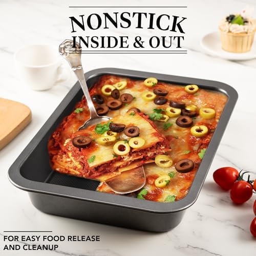 Tiawudi Cake Pan, Nonstick Baking Pan for Cake, Bread, Brownie or
