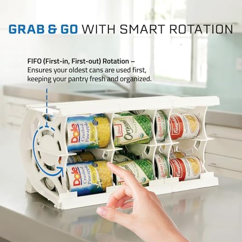 Shelf Reliance Cansolidator Cupboard - 1-Pack Can Organizer for