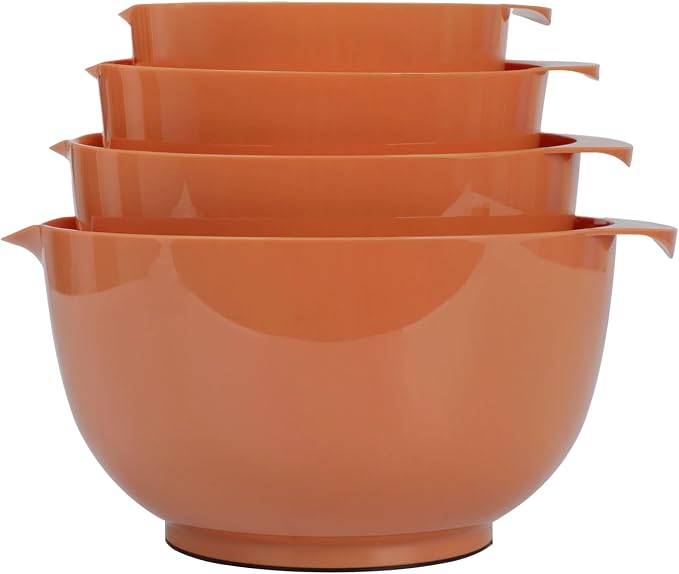 BoxedHome Nesting Plastic Mixing Bowl Set, 4 Piece Mixing Bowl Set - Image 8