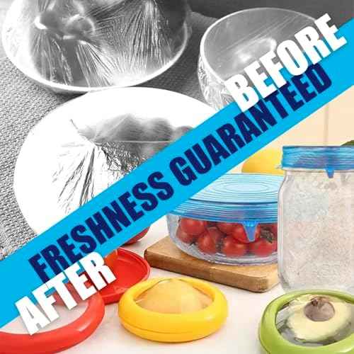 2-in-1 Produce Saver Containers, 4 Containers + 6 Lids