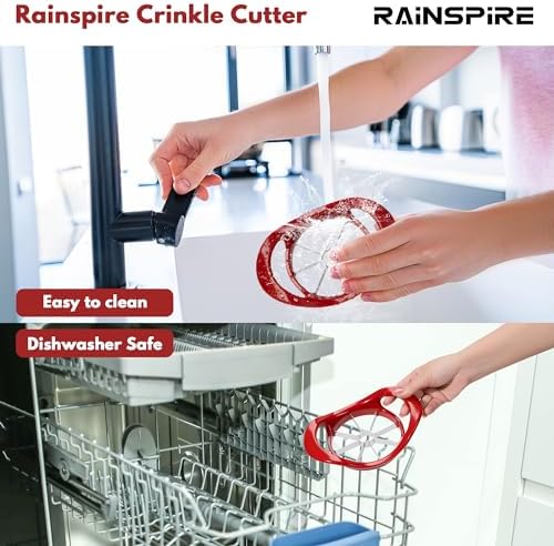4.2" Upgrade Apple Slicer and Corer Ultra Sharp Blade Apple Cutter Red
