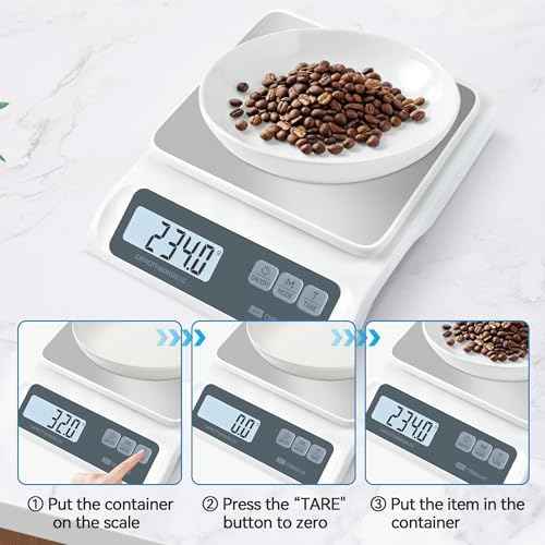 CYBERGIANT 13lb/0.1g Precision Digital Food Scale - Meal Prep Kitchen