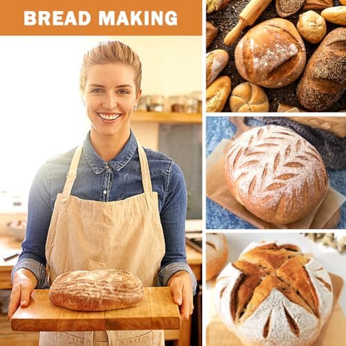 2PCS Bread Lame, Magnetic & Extractable Sourdough Scoring Tool with