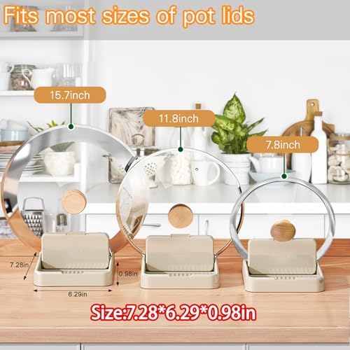 AIERSA Plastic Spoon Rest with Lid Holder for Stove Top, Heat