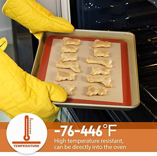 STATINT Baking Mats, Non-Stick, Reusable Food Safe Silicone- Pack of 4