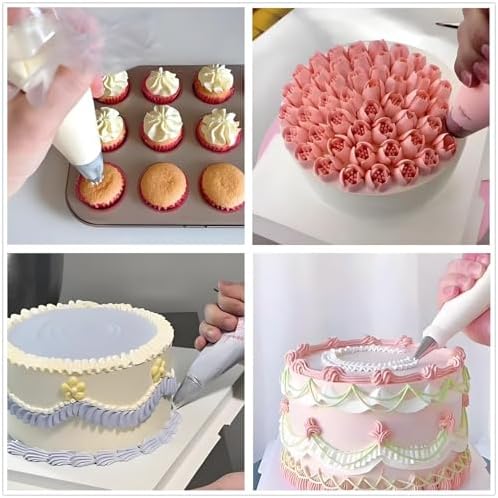 Russian Piping Tips Set, 193 Pcs Baking Supplies