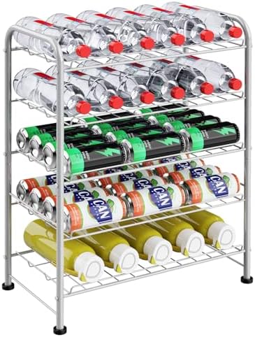 Water Bottle Holder Organizer 5 Tier Water Bottle Storage Rack
