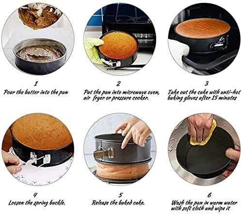 Cheesecake Pan, Springform Cake Pan Set - Pack Of 3, Nonstick Round