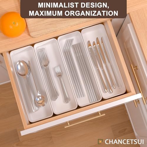 Kitchen Drawer Silverware Organizer Tray