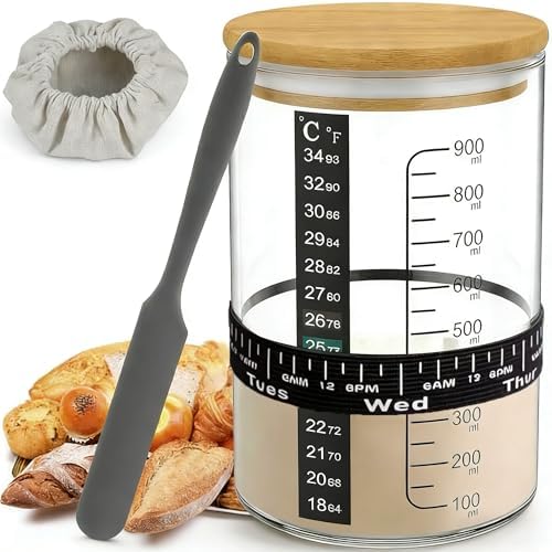 BRIRILINE Sourdough Starter Kit, 34oz, 1 Pack