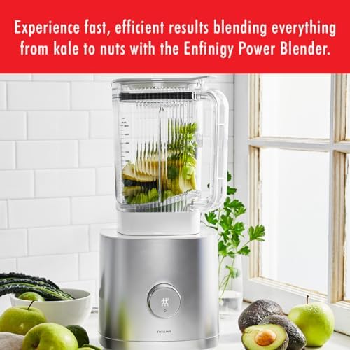 ZWILLING Enfinigy Power Blender, 64oz, Silver