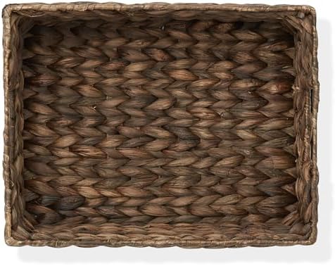 Casafield Set of 4 Water Hyacinth Pantry Baskets