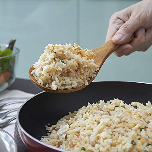 FAAY 6 pcs Golden Teak Wooden Utensil Set