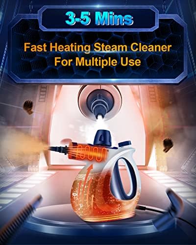 Handheld Steam Cleaner with 11 Accessories