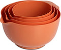 BoxedHome Nesting Plastic Mixing Bowl Set, 4 Piece Mixing Bowl Set by BoxedHomeProducts