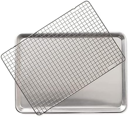 Nordic Ware Half Sheet with Grid and Quarter Sheet with Grid