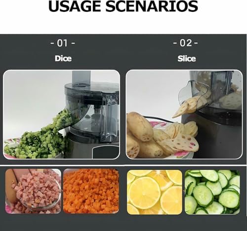 Electric Vegetable Ticer Chopper, Commercial Food Processor Profession