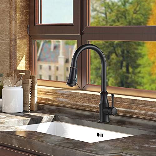 AguaStella AS94ORB Pull-Down Kitchen Faucet, Oil Rubbed Bronze