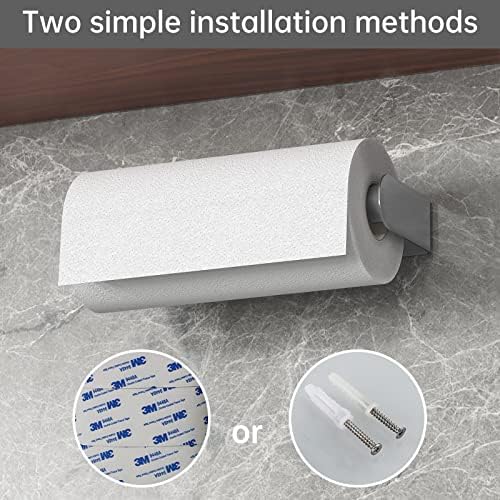 Mbillion Brushed Silver SUS304 Paper Towel Holder