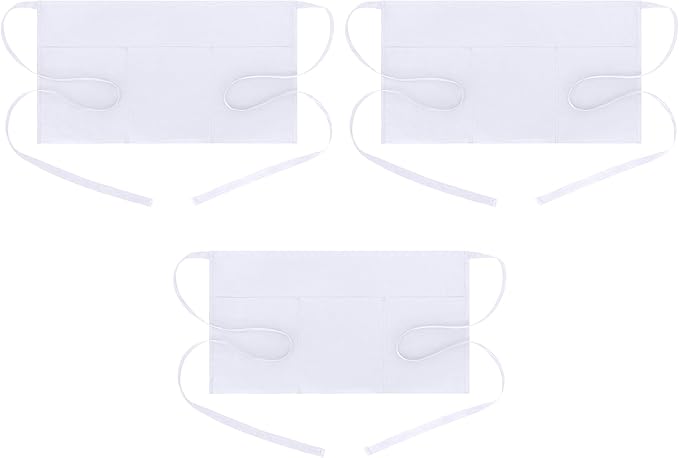 BOHARERS Waist Apron with 3 Pockets 3 Pack by BOHARERS