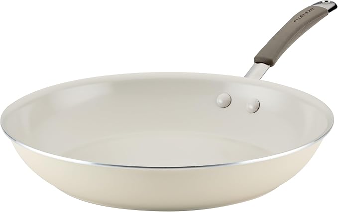 Rachael Ray Cucina Ceramic Nonstick Frying Pan/Skillet, 12.5 Inch Non Stick by RachaelRayKitchenware