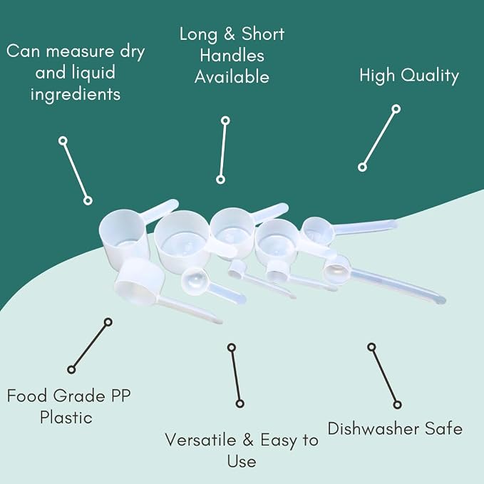 63 mL Long Handle Plastic Measuring Scoop - Image 6