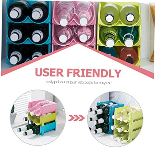 DECHOUS 3pcs Multi-function Beer Rack Stackable Storage Rack for