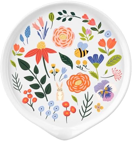 Ceramic Spoon Rest for Stove Top Cute Spoon Rest for Kitchen Counter