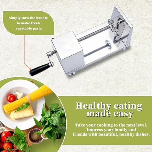 Vegetable Spiralizer Zucchini Noodle Maker, Suction Cup