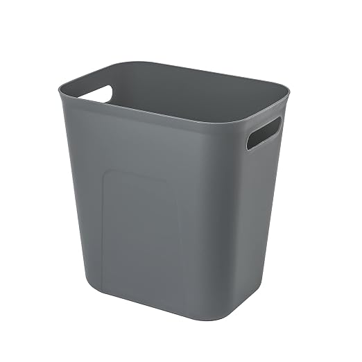 UUJOLY Plastic Small Trash Can Wastebasket, Garbage Container Basket by UUJOLY