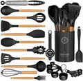 Silicone Kitchen Utensil Set, Heat-Resistant, BPA-Free