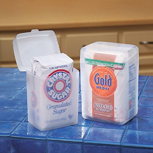 Home-X Set of 2 Flour and Sugar Keepers