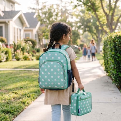 Wildkin Insulated Lunch Box for Kids, Daisy