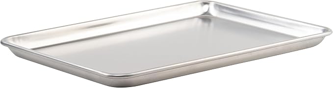 Winco Commercial-Grade Aluminum Sheet Pan, 18 Gauge, 1/2 Size by Winco