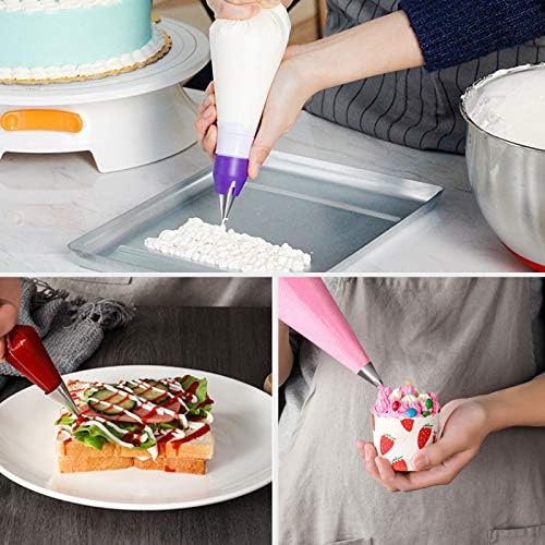 Piping Bags 100 Pcs 14" Disposable Pastry Bags, Heavy-Duty Anti-Burst