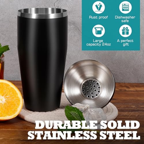 Cocktail Shaker Set - 12-Piece Complete Bartender Kit for Home Bar and