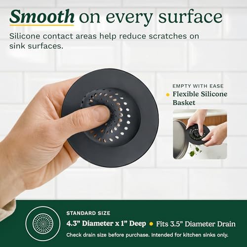 Cuisinart Sink Drain Strainer & Sponge Holder, 2-Piece Set