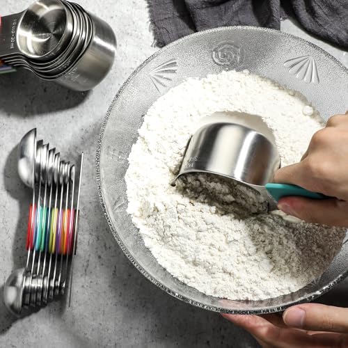 Magnetic Measuring Cups&Spoons Measuring Cup Double Sided Measuring