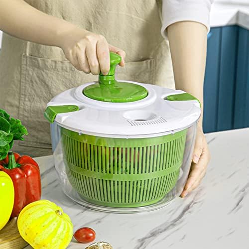 TOPROAD Salad Spinner, 5L Vegetable Washer & Dryer with Colander & Bowl